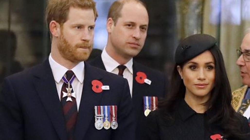 الأمير وليام مهموم بعد تلقيه مكالمة هاتفية من شقيقه هاري