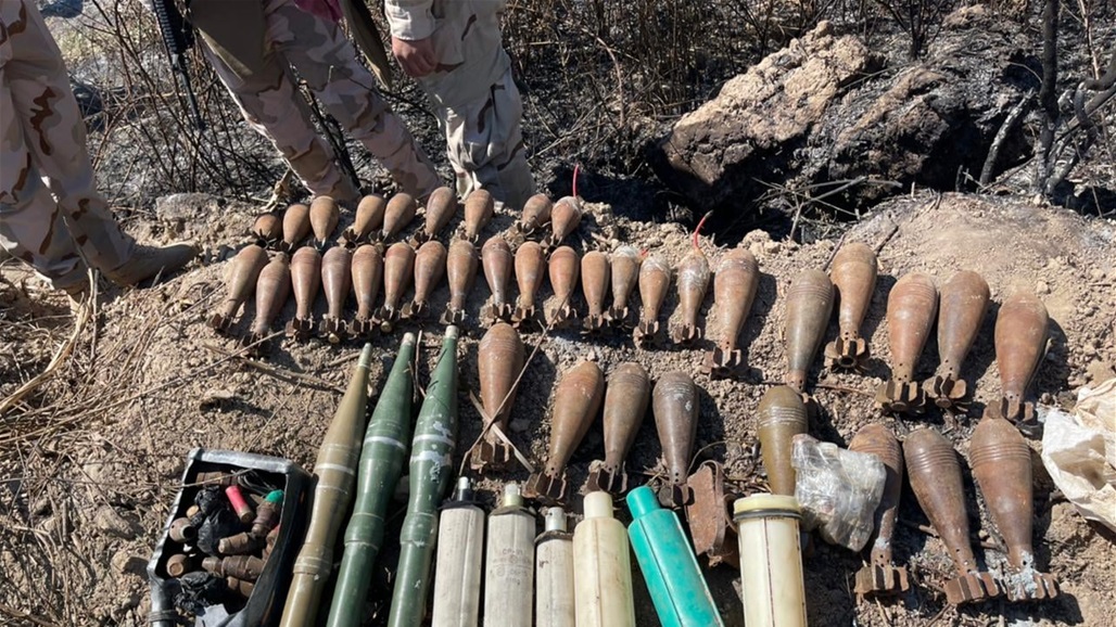 عمليات ديالى تنفذ واجباً للبحث والتفتيش وتعثر على أسلحة شمال ناحية جلولاء