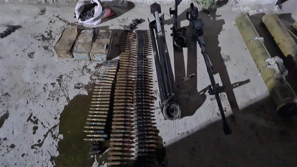 بالصور: العثور على كدس من الأسلحة والأعتدة في صلاح الدين