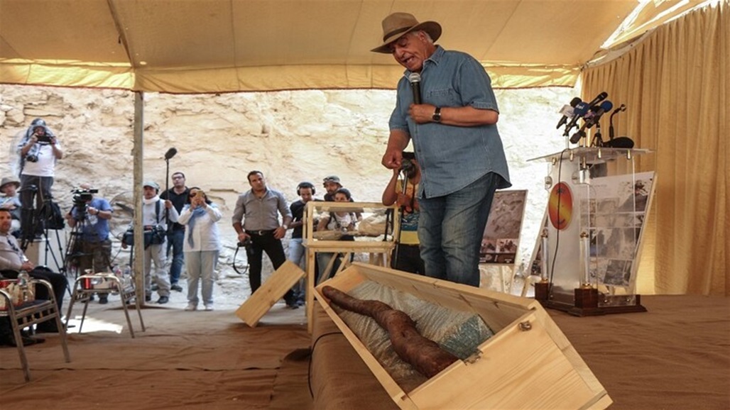 رئيس البعثة المصرية يعلن اكتشاف المدينة الذهبية المفقودة