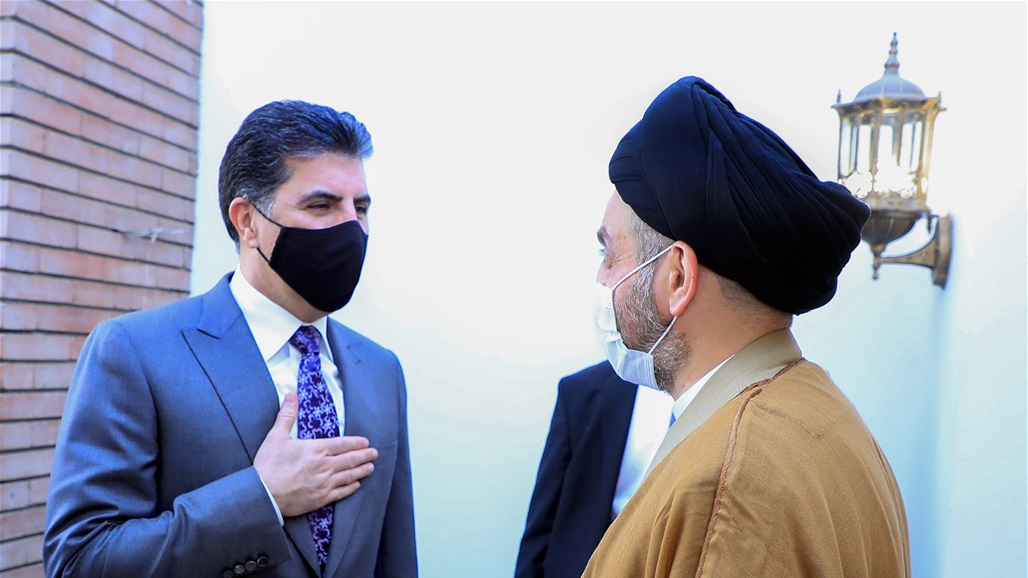 الحكيم وبارزاني يبحثان تطورات المشهد السياسي العراقي والإقليمي والدولي