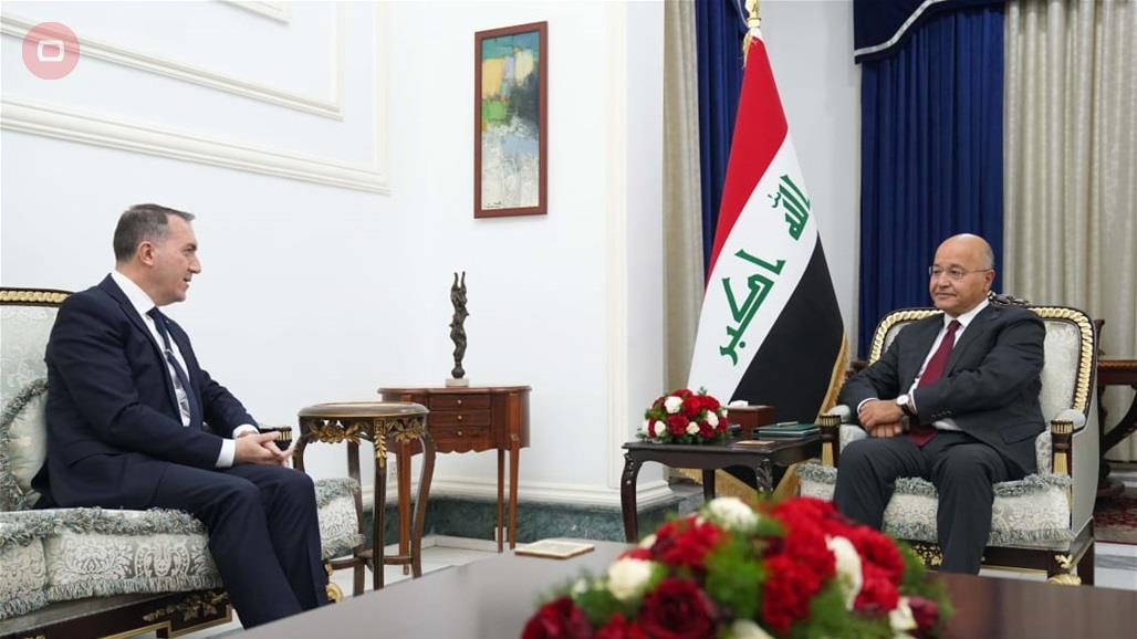 رئيس الجمهورية يستقبل السفير التركي لدى العراق بمناسبة انتهاء مهام عمله