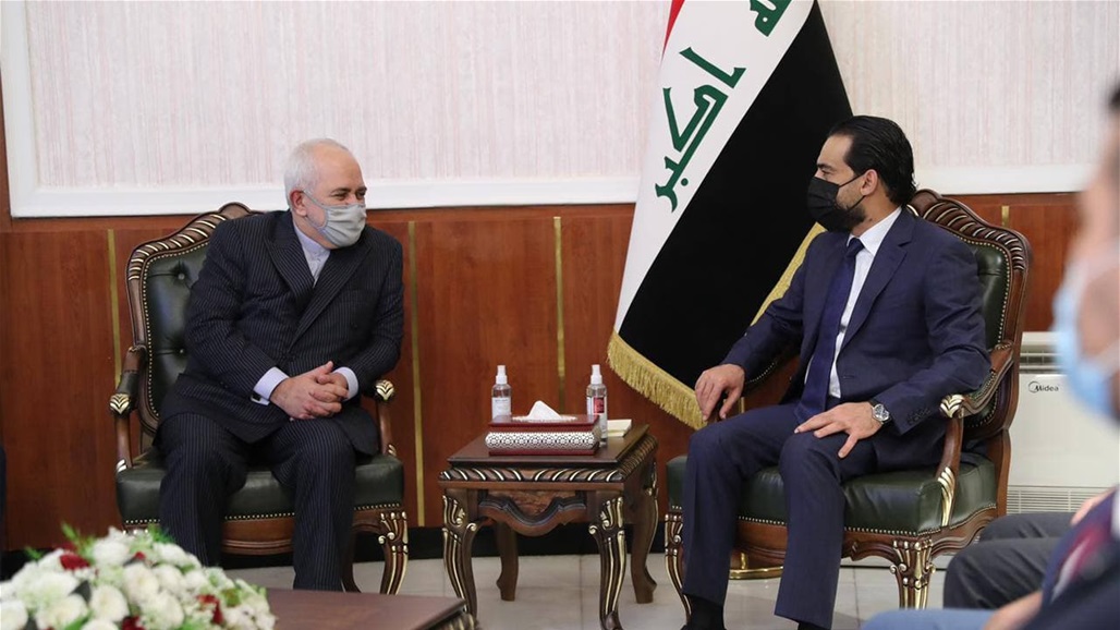 الحلبوسي يؤكد لظريف: العراق يتبنى سياسة الانفتاح على محيطه الإقليمي والدولي