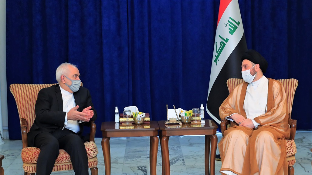 الحكيم وظريف يؤكدان اهمية تعزيز العلاقات الثنائية بين بغداد وطهران