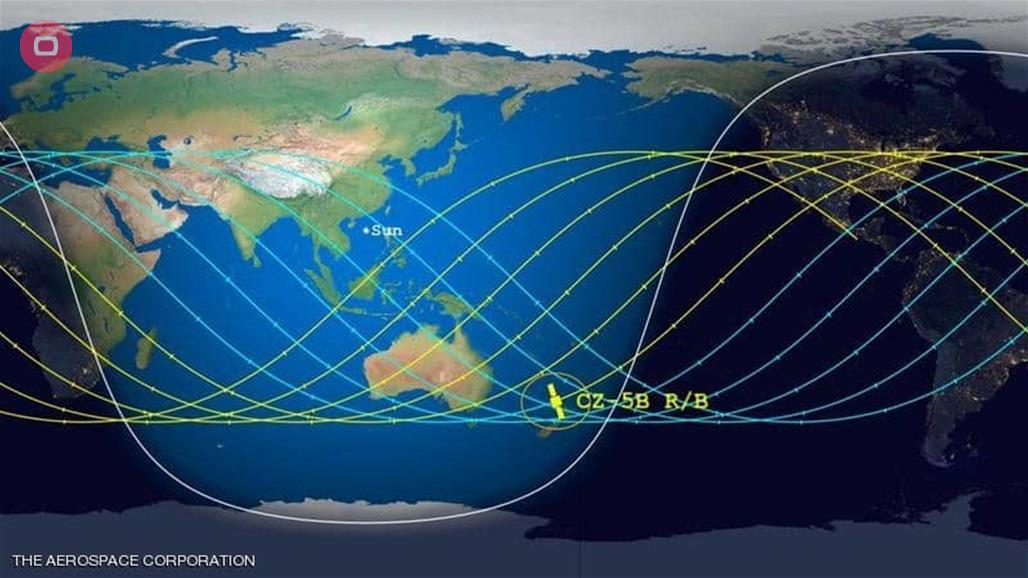 خبراء يحددون موعد وصول الصاروخ الصيني إلى الأرض ومكان سقوطه