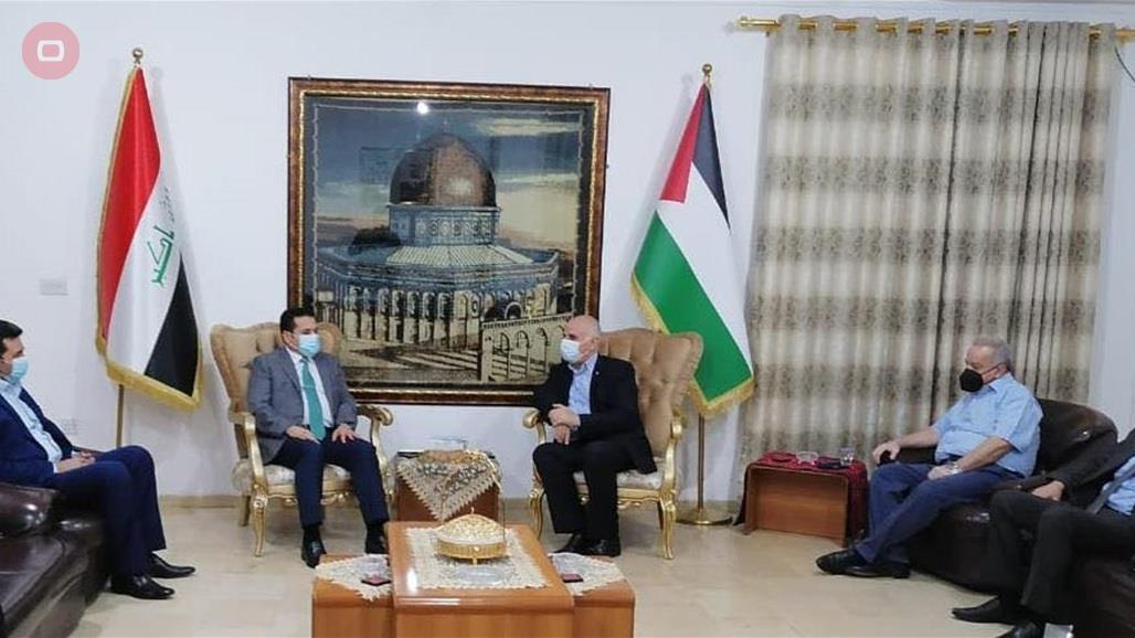 ممثلاً لرئيس الوزراء.. الاعرجي يزور السفارة الفلسطينية ويؤكد دعم العراق للحق الفلسطيني