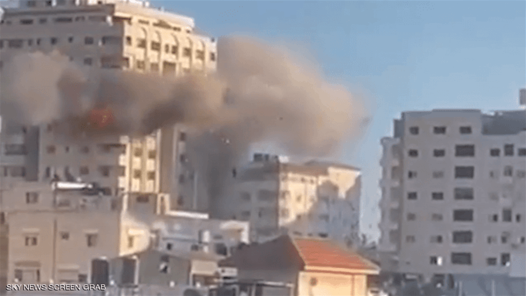 بعد "الجلاء".. غارة إسرائيلية تدمر برجاً جديداً في غزة