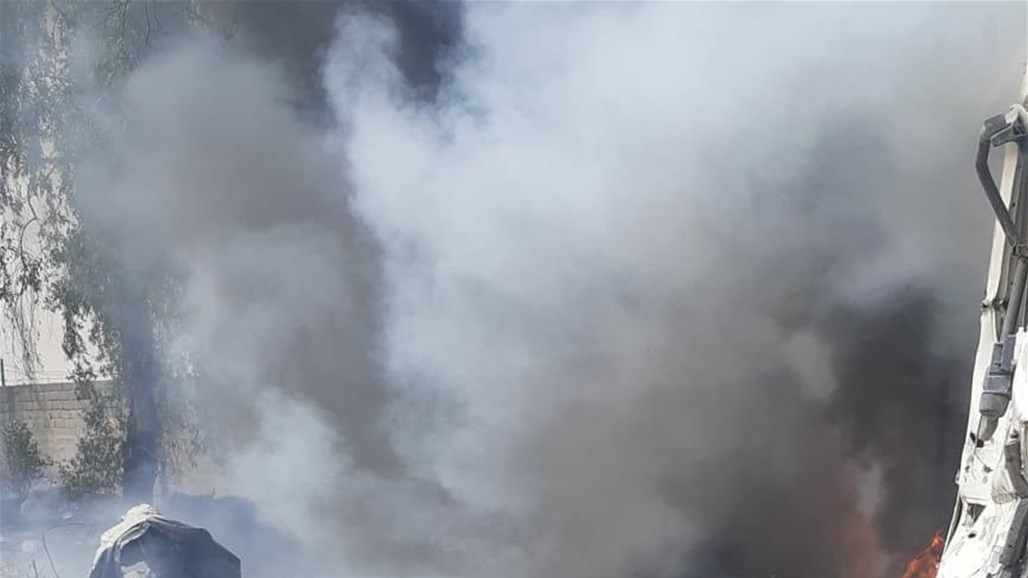 بالصور: الدفاع المدني تعلن السيطرة على حريق اندلع بحشائش وادغال  في نينوى