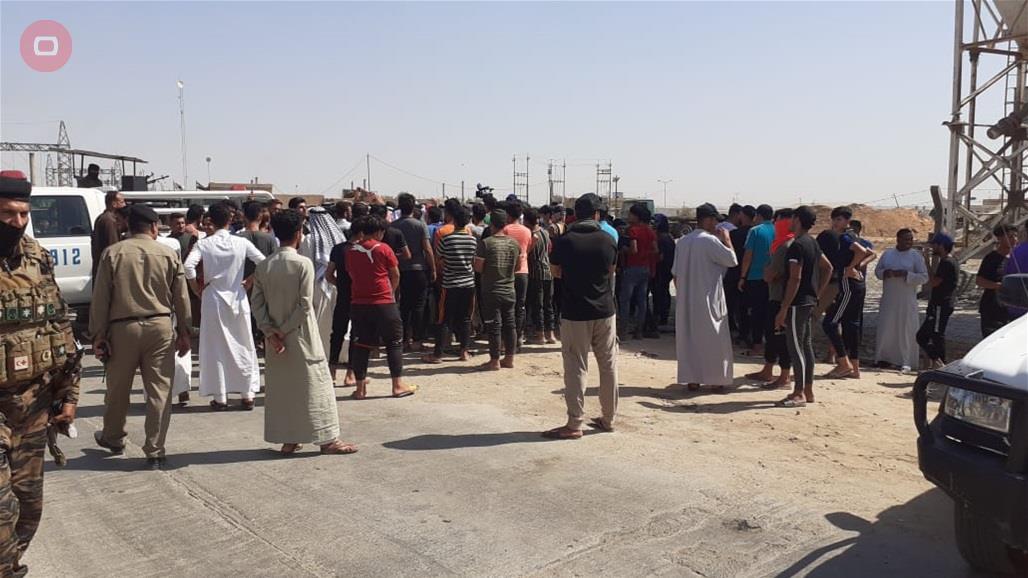 بالصور: تظاهرة واعتصام شرقي كربلاء .. والسبب