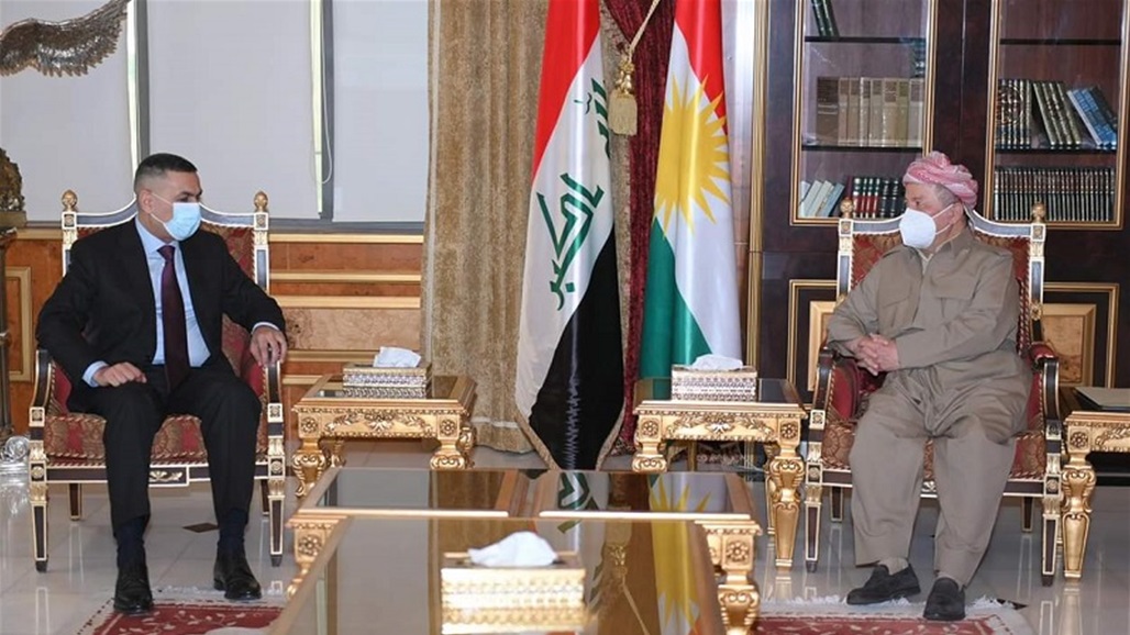 العيداني وبارزاني يبحثان تطوير العلاقات بين البصرة وكردستان