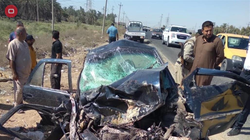 بالصور .. حادث اصطدام "مروع" في ديالى 