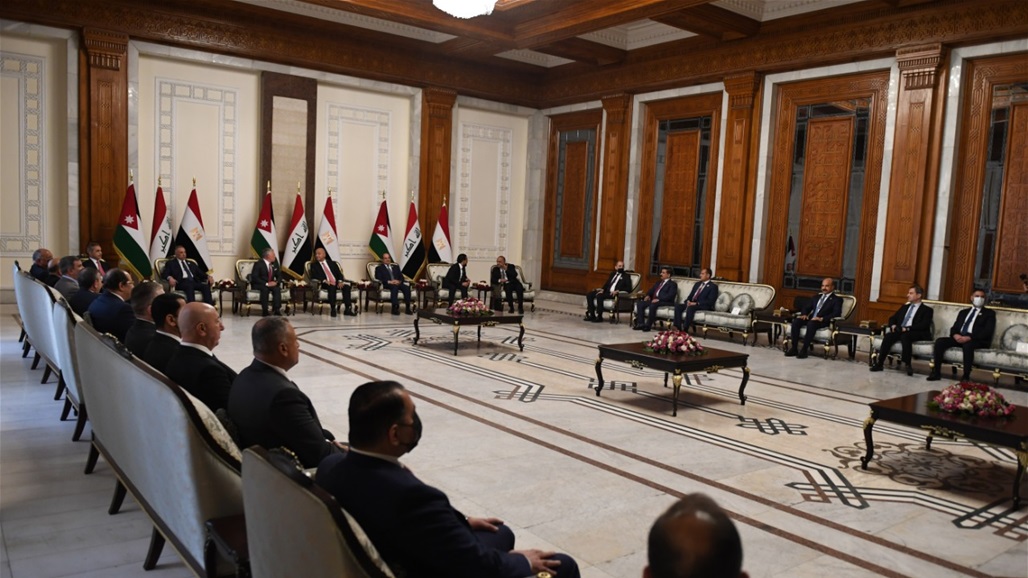 رئيس الجمهورية يعتبر التعاون العراقي المصري الأردني نقطة تحوّل بالمنطقة