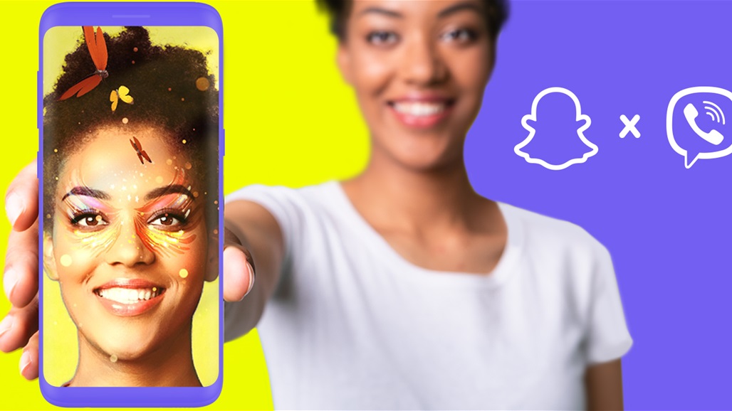 تطبيق فايبر يدخل في شراكة مع Snap (سناب شات) يمكن من خلالها استخدام الفلاتر على التطبيق