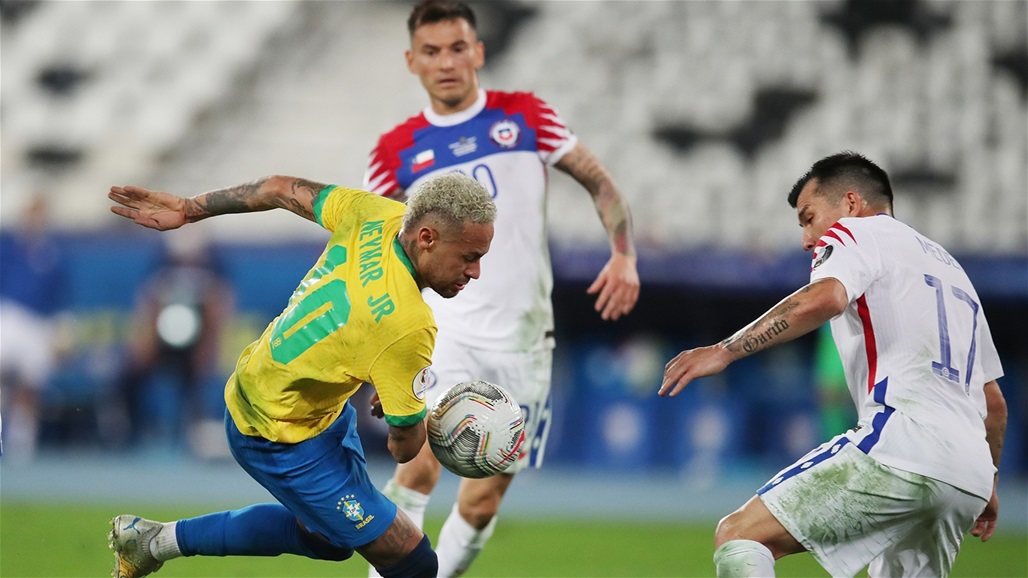 رغم الطرد.. البرازيل تصمد أمام ضغط تشيلي لتبلغ نصف نهائي كوبا أمريكا