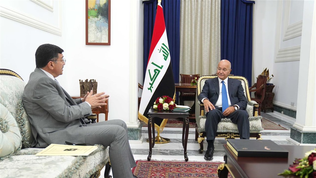 رئيس الجمهورية يشدد على ضرورة تأمين حصة العراق المائية