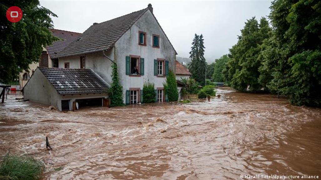 بعد فيضانات هائلة.. المانيا تحذر من موجة امطار شديدة مجددا