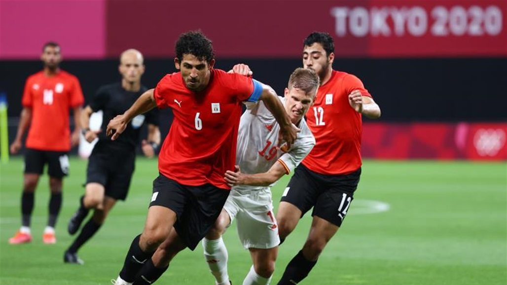 الفراعنة يفرضون التعادل على المتادور الاسباني في الاولمبياد