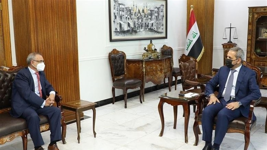 زيدان والسفير الاسباني في العراق يبحثان إمكانية تبادل الخبرات القضائية بين البلدين