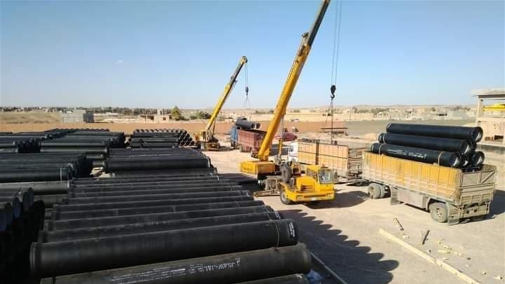 الاعمار تعلن انجاز 81% من مشروع ماء البغدادي غربي العراق