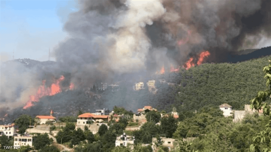 لبنان.. حريق هائل في غابات عكار