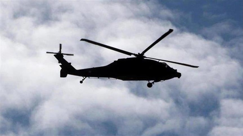 مصرع طاقم مروحية عسكرية إثر سقوط طائرتهم في امرلي