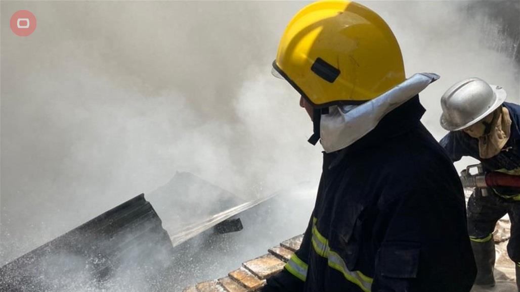 اندلاع حريق داخل مجمع تجاري في منطقة بغداد الجديدة