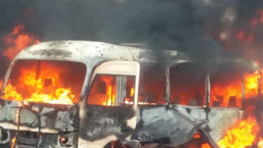 مقتل شخص وإصابة 3 في انفجار بحافلة عسكرية في سوريا
