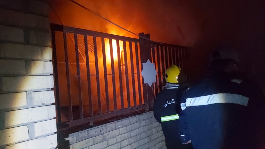 إخماد حريق داخل الجامعة التكنولوجية في بغداد