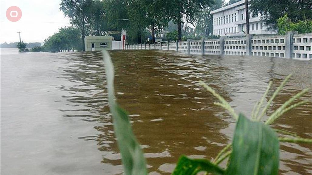 اجلاء الاف السكان بسبب فيضانات عارمة في كوريا الشمالية 