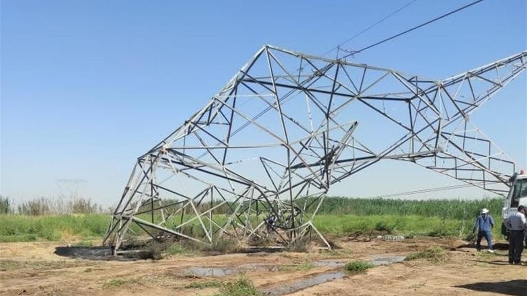 بالصور.. استهداف جديد لخطوط الطاقة يتسبب بسقوط 7 أبراج في كركوك 