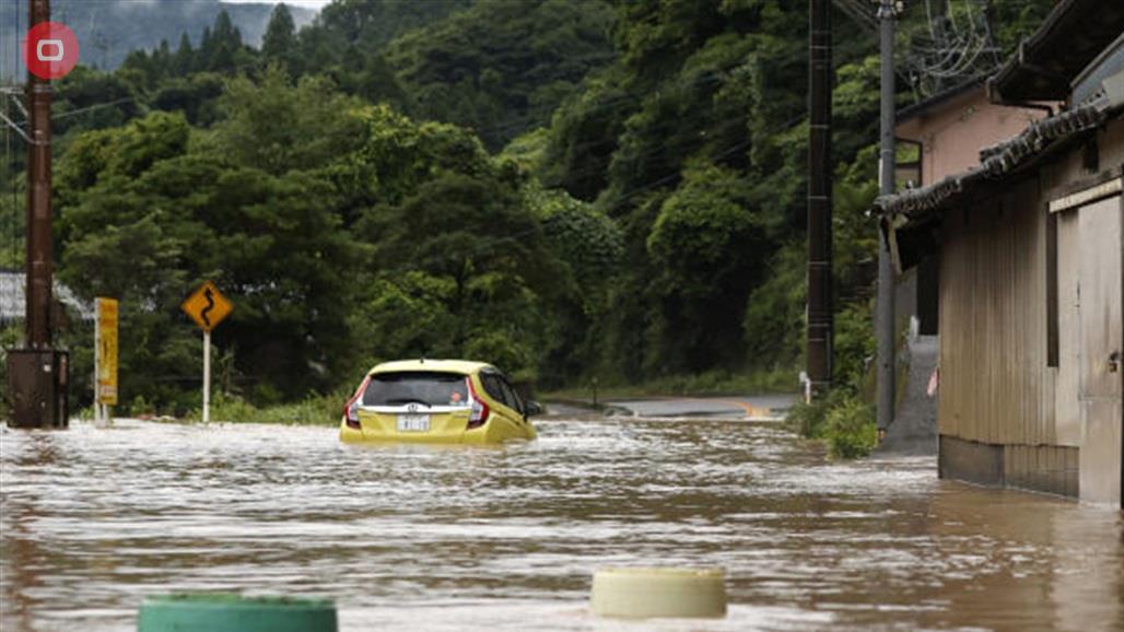 اليابان.. فيضانات ضخمة بسبب الأمطار غير المسبوقة (فيديو)
