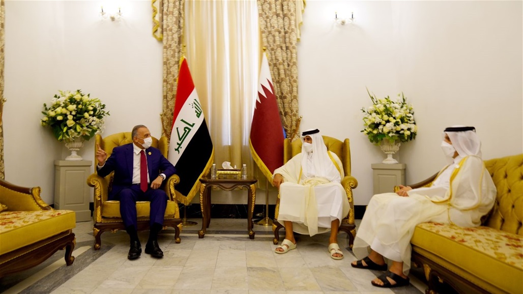 الكاظمي لأمير قطر: نتطلع لتوطيد التعاون المشترك في مختلف المجالات الكاظمي لأمير قطر: نتطلع لتوطيد التعاون المشترك في مختلف المجالات