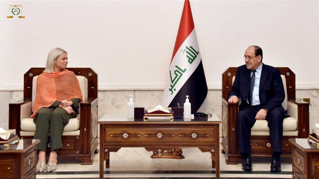 Al-Maliki and Plaschaert discuss the election file