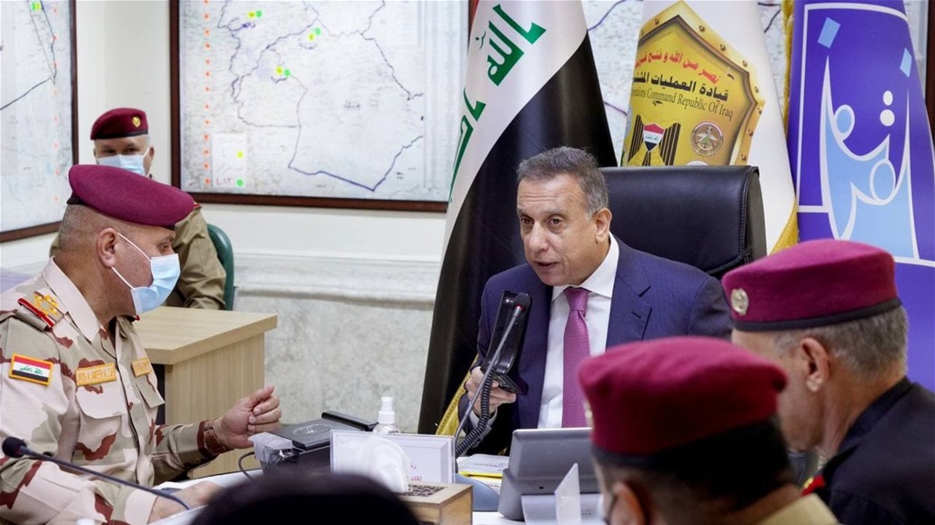 الكاظمي يصل مقر العمليات المشتركة للاشراف على اول ممارسة تخص الانتخابات