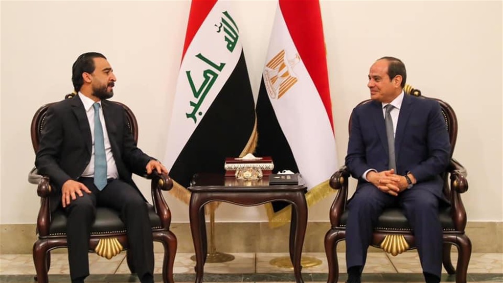 الحلبوسي يلتقي الرئيس المصري في القاهرة