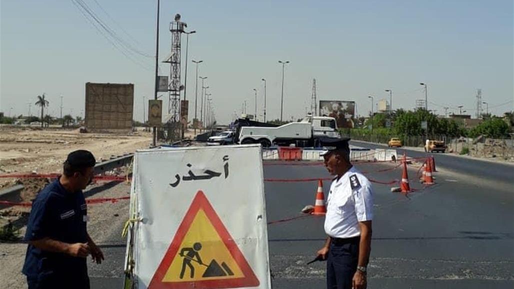 قطع نفق شرقي بغداد والمرور تصدر تنويهاً (صور)
