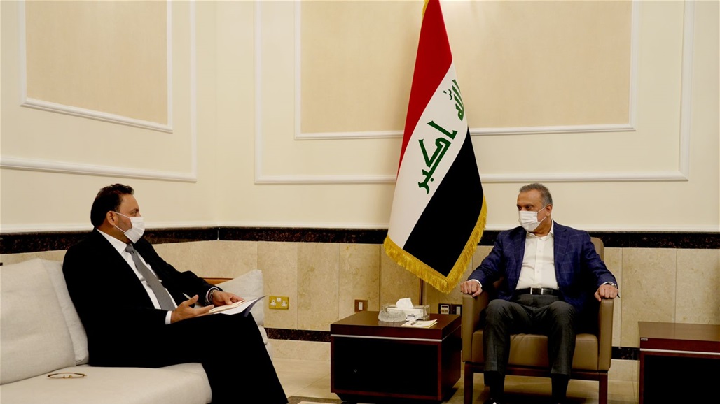 الكاظمي والكعبي يبحثان سبل إنجاح الانتخابات