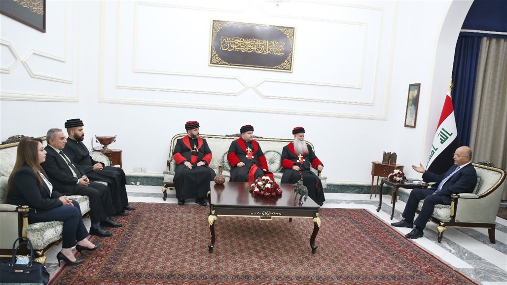 صالح يشدد على ضرورة عودة النازحين المسيحيين إلى مناطقهم