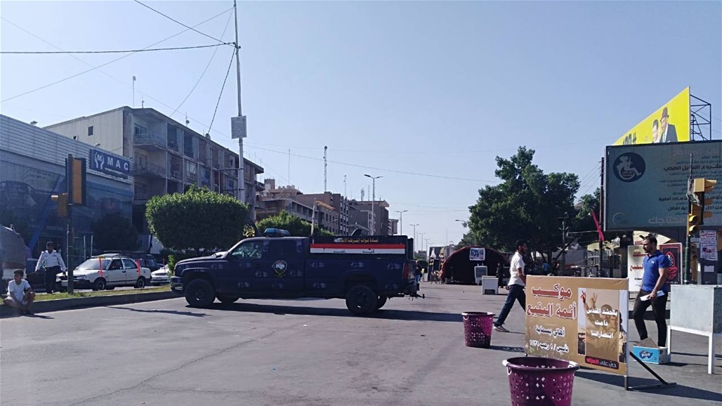 القوات الامنية تقطع عددا من الشوارع وسط بغداد