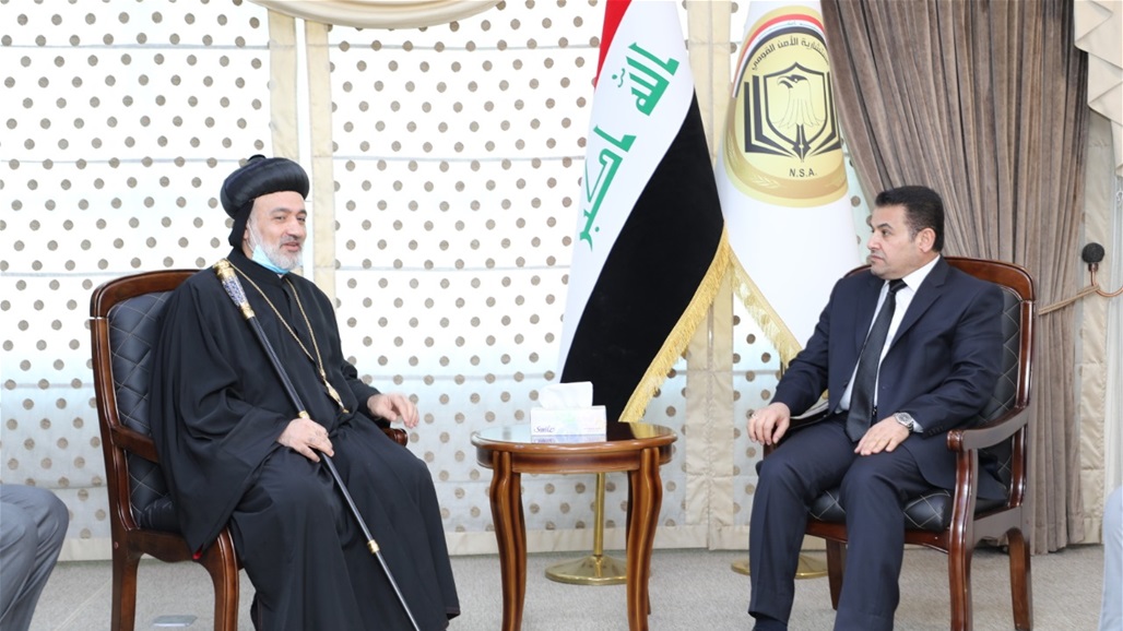 الأعرجي ورئيس أساقفة أبرشية المملكة المتحدة يبحثان أوضاع المسيحيين