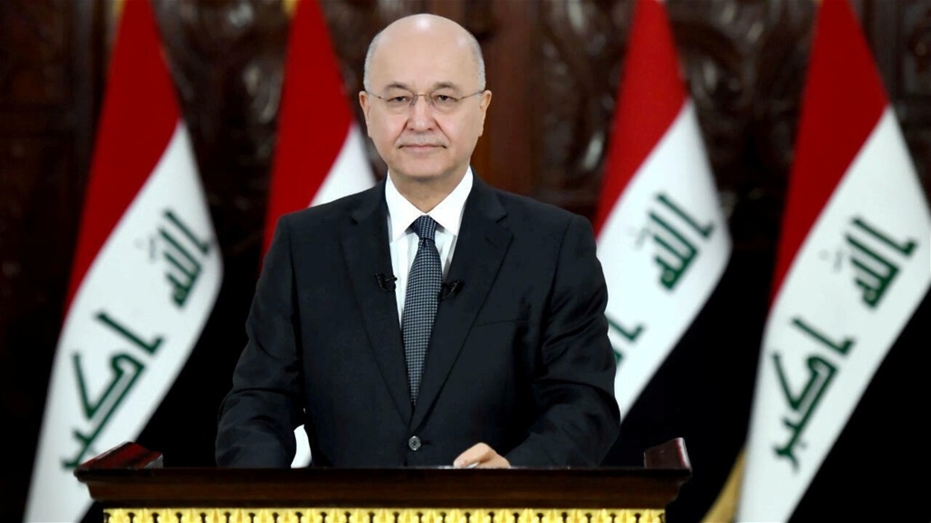 رئيس الجمهورية برهم صالح يصل مركز الاقتراع ويدلي بصوته