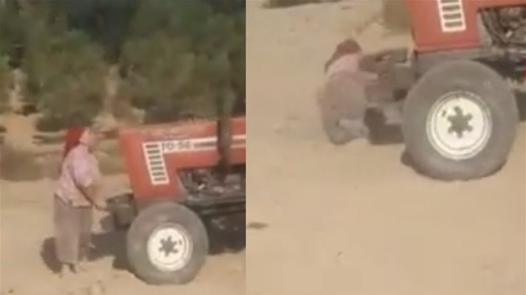 مواطن تركي يدهس أخته بالجرار (فيديو)