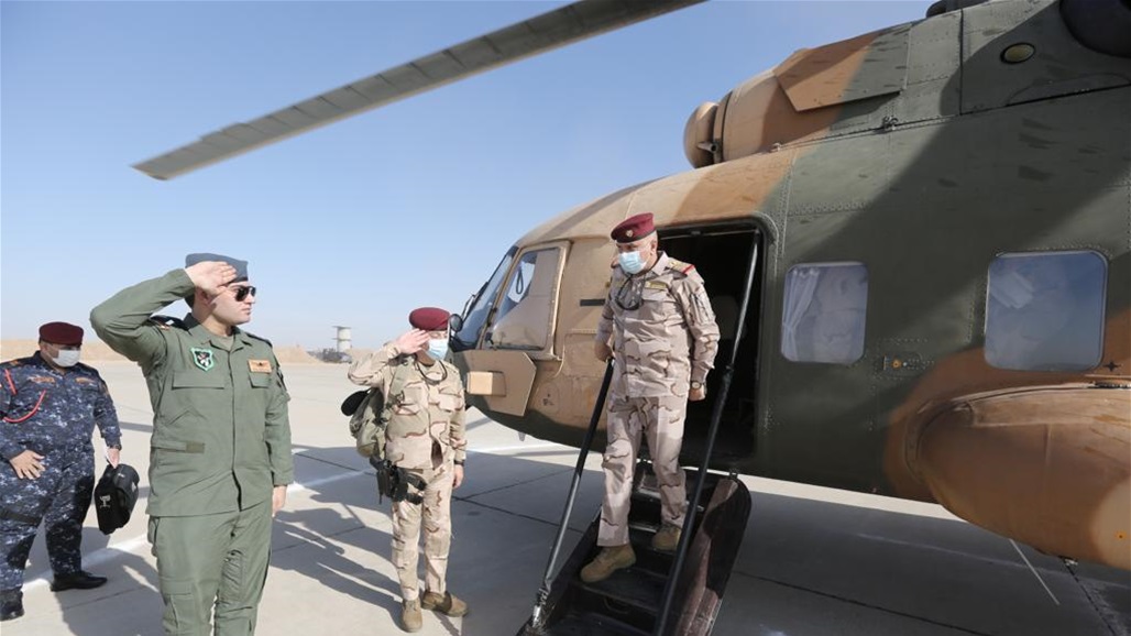 نائب العمليات المشتركة يصل إلى كركوك للاطلاع على الوضع الامني