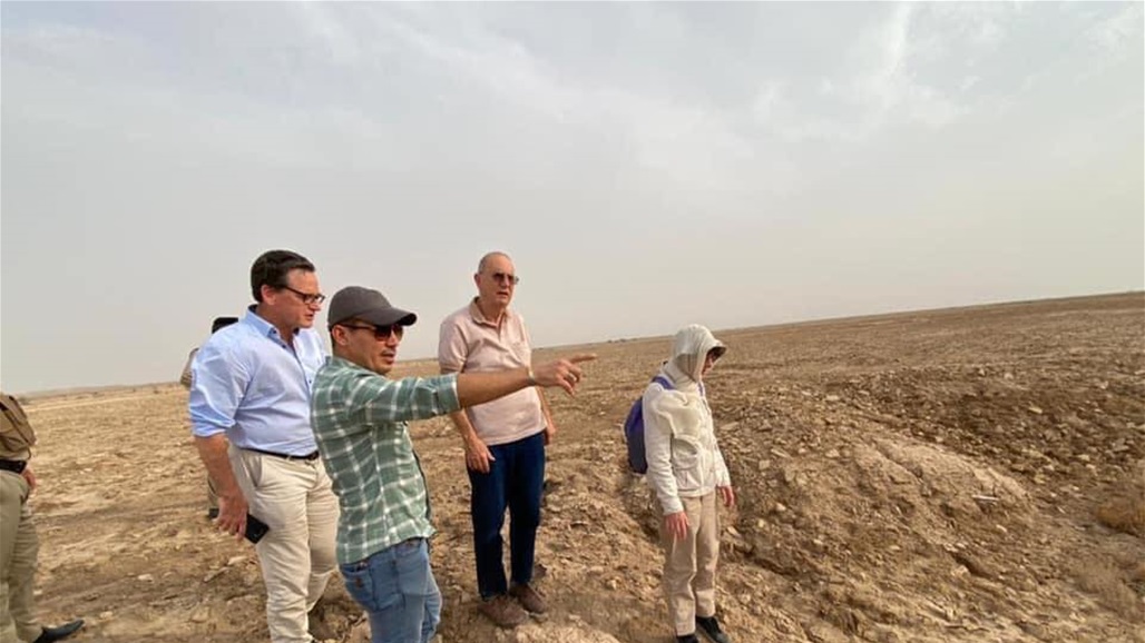 وصول فريق دولي للمباشرة بالتنقيب باكبر مستوطنة بشرية جنوب العراق