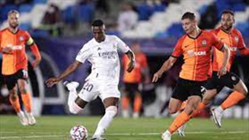 التشكيل الرسمي لمباراة ريال مدريد وشختار