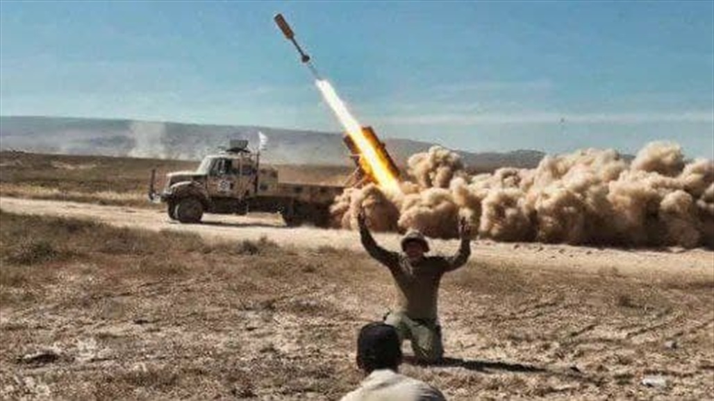 قصف صاروخي على معاقل داعش في حوض حمرين - عاجل