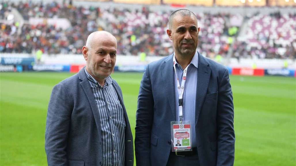 الأمين العام للاتحاد اللبناني يصل ملعب المدينة في بغداد