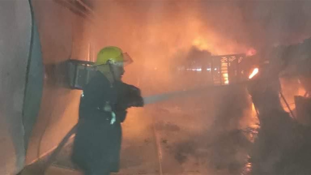 حريق يطال "كرفانات" سكنية شمالي بغداد- عاجل