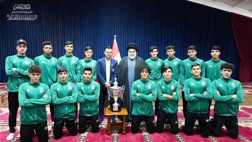 الصدر يستقبل وفد منتخب الشباب - عاجل