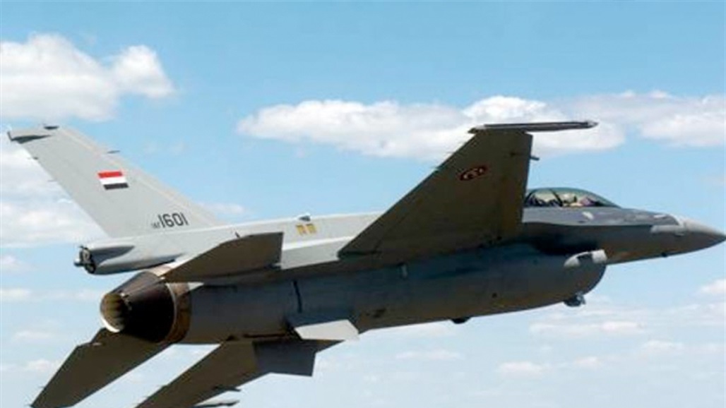 الـ f16 تغير على مواقع داعش في صلاح الدين - عاجل